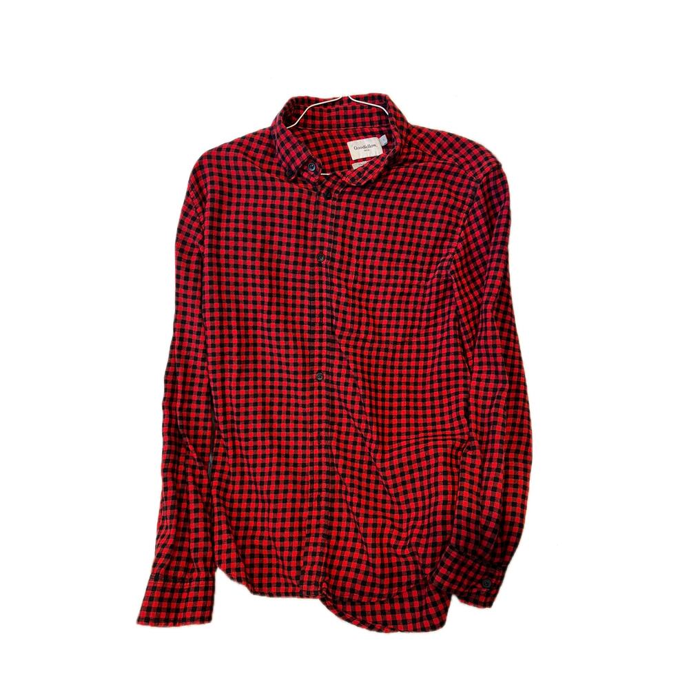 Goodfellow & Co Checkered Flannel Shirt Mens L